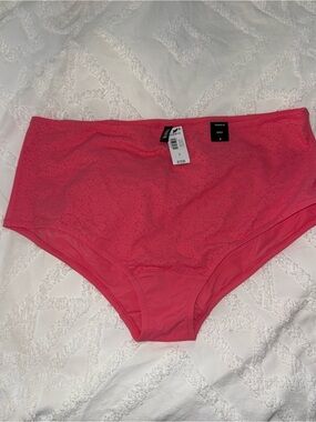 torrid Hot Pink High-Waist Lace Briefs
